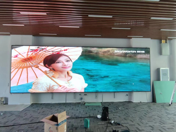 江阳P1.53led小间距屏安装案例